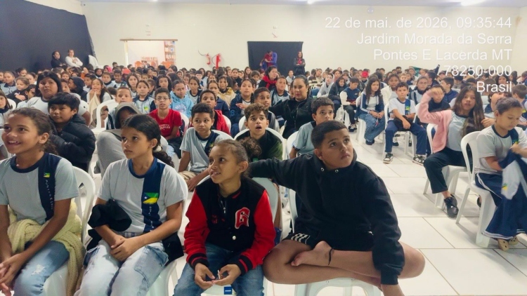Educa&ccedil;&atilde;o e conscientiza&ccedil;&atilde;o: alunos da rede municipal participam de a&ccedil;&atilde;o sobre seguran&ccedil;a alimentar em Pontes e Lacerda.